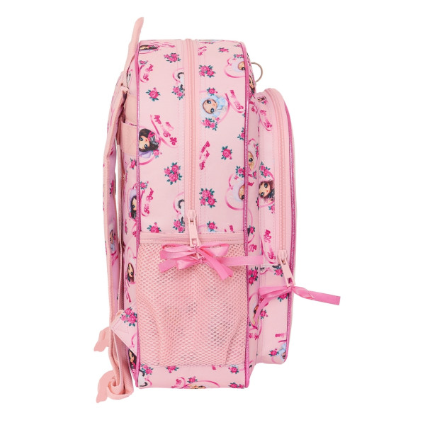 Mochila Junior Adaptable A Carro Nanana "Fabulous"32 x 38 x 12 cm.