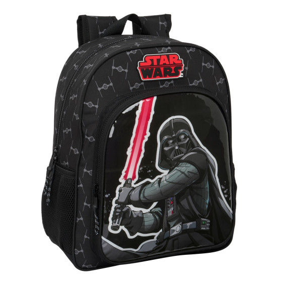 Mochila Junior Adaptable A Carro Star Wars "The Fighter"32 x 38 x 12 cm.
