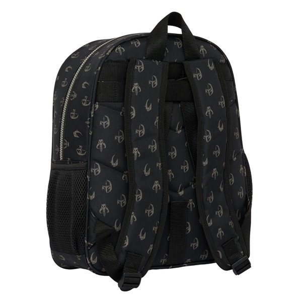 Mochila Junior Adaptable A Carro The Mandalorian "This Is The Way"32 x 38 x 12 cm.