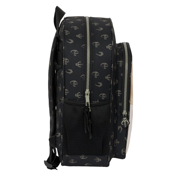 Mochila Junior Adaptable A Carro The Mandalorian "This Is The Way"32 x 38 x 12 cm.