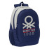 Mochila Adaptable A Carro Benetton "Varsity"32 x 44 x 16 cm.