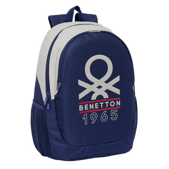 Mochila Adaptable A Carro Benetton "Varsity"32 x 44 x 16 cm.