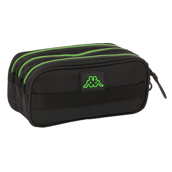 Portatodo Triple Big Kappa "Black"21,5 x 10 x 8 cm.