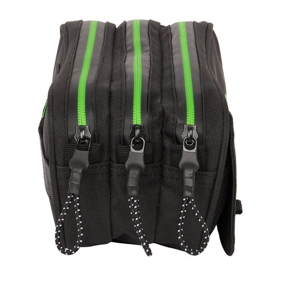Portatodo Triple Big Kappa "Black"21,5 x 10 x 8 cm.