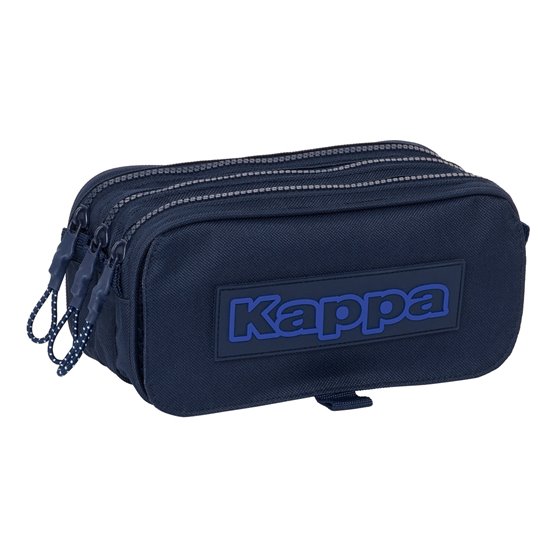 Portatodo Triple Big Kappa "Blue Night"21,5 x 10 x 8 cm.