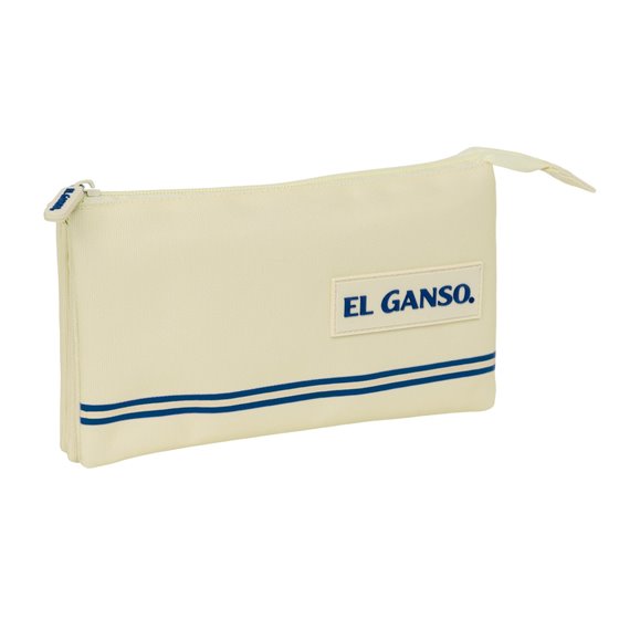 Portatodo Triple El Ganso Basics "Arena"22 x 12 x 3 cm.