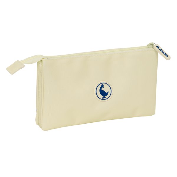 Portatodo Triple El Ganso Basics "Arena"22 x 12 x 3 cm.