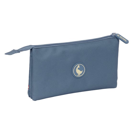 Portatodo Triple El Ganso Basics "Azul"22 x 12 x 3 cm.