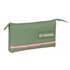 Portatodo Triple El Ganso Basics "Verde"22 x 12 x 3 cm.