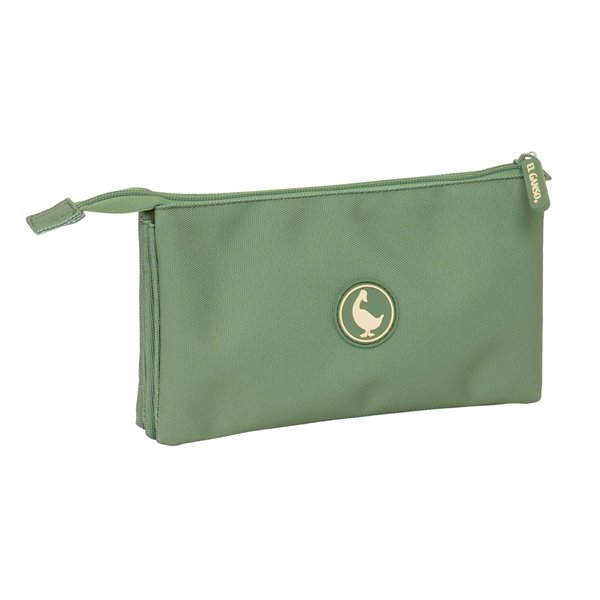 Portatodo Triple El Ganso Basics "Verde"22 x 12 x 3 cm.