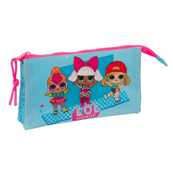 Portatodo Triple Lol Surprise! "Divas"22 x 12 x 3 cm.