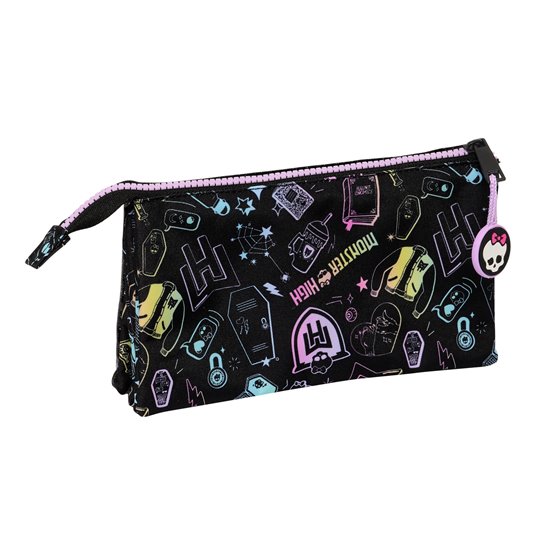 Portatodo Triple Monster High22 x 12 x 3 cm.