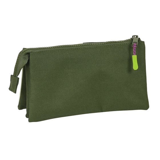 Portatodo Triple Munich "Bright Khaki"22 x 12 x 3 cm.