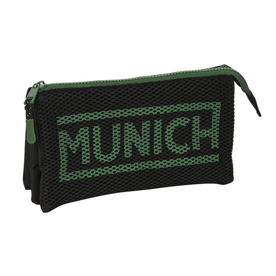 Portatodo Triple Munich "Caviar"22 x 12 x 3 cm.