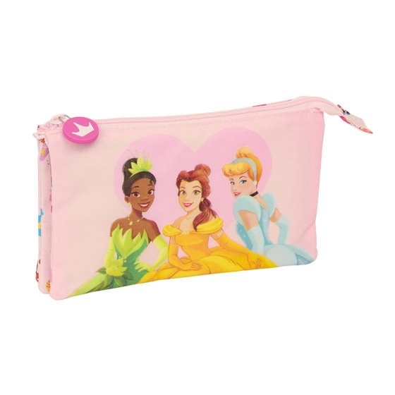 Portatodo Triple Princesas Disney "Summer Adventures"22 x 12 x 3 cm.
