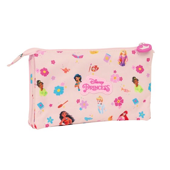 Portatodo Triple Princesas Disney "Summer Adventures"22 x 12 x 3 cm.