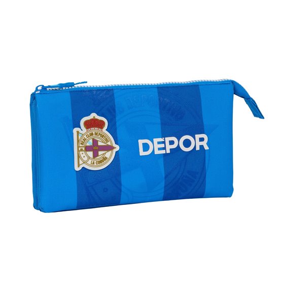 Portatodo Triple Real Deportivo De La Coruña22 x 12 x 3 cm.