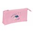 Portatodo Triple Reciclado Glowlab Kids "Sweet Home"22 x 12 x 3 cm.