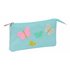 Portatodo Triple Reciclado Moos "Butterflies"22 x 12 x 3 cm.