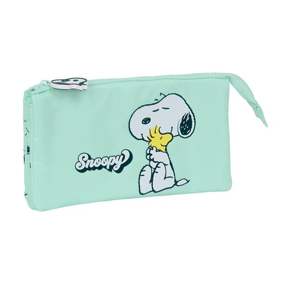 Portatodo Triple Snoopy "Groovy"22 x 12 x 3 cm.
