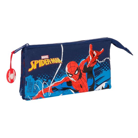 Portatodo Triple Spider-Man "Neon"22 x 12 x 3 cm.