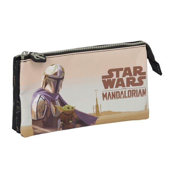 Portatodo Triple The Mandalorian "This Is The Way"22 x 12 x 3 cm.
