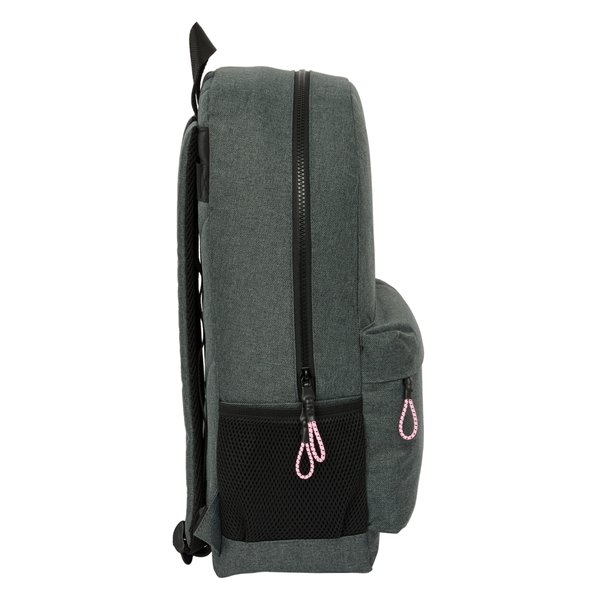 Mochila Adaptable A Carro Kappa "Silver Pink"30 x 46 x 14 cm.