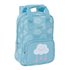 Mochila Infantil Con Asas Facil Limpieza Safta Preescolar "Nube"20 x 28 x 8 cm.