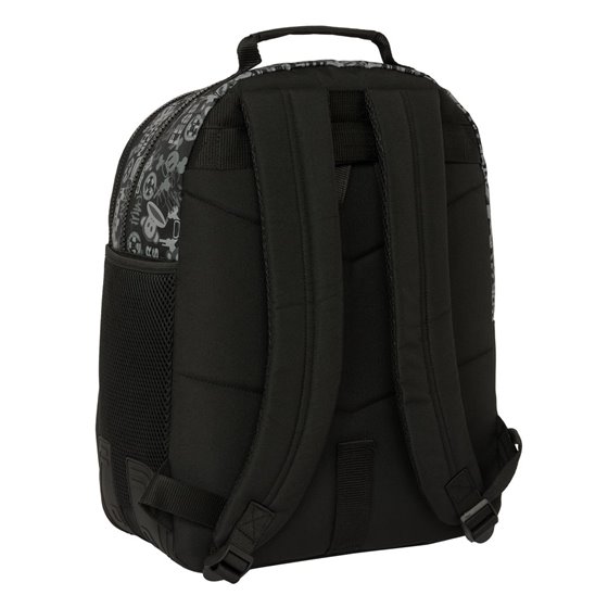 Mochila Doble Adaptable A Carro Paul Frank "Join The Fun"32 x 42 x 15 cm.