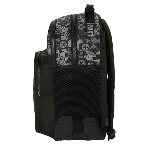 Mochila Doble Adaptable A Carro Paul Frank "Join The Fun"32 x 42 x 15 cm.
