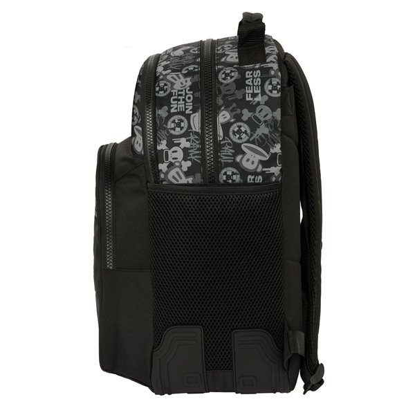 Mochila Doble Adaptable A Carro Paul Frank "Join The Fun"32 x 42 x 15 cm.