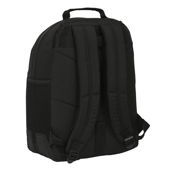 Mochila Doble Adaptable A Carro Reciclado Blackfit8 "Zone"32 x 42 x 15 cm.