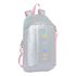 Mini Mochila Cremallera Vertical Benetton "Silver"22 x 39 x 10 cm.