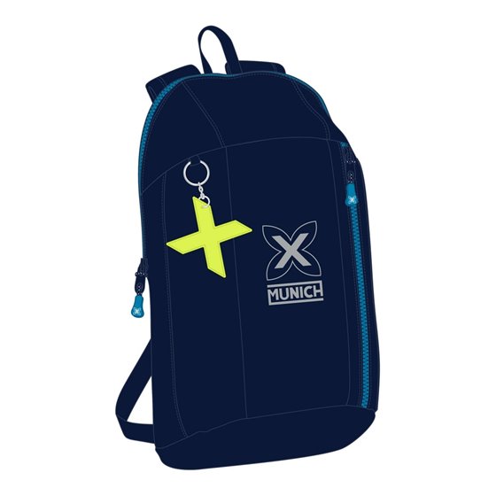 Mini Mochila Cremallera Vertical Munich "Nautic"22 x 39 x 10 cm.