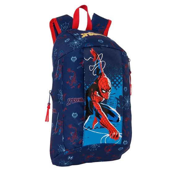 Mini Mochila Cremallera Vertical Spider-Man "Neon"22 x 39 x 10 cm.