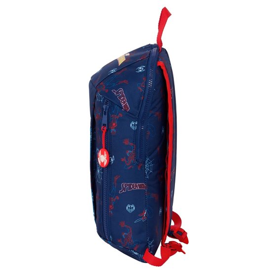 Mini Mochila Cremallera Vertical Spider-Man "Neon"22 x 39 x 10 cm.