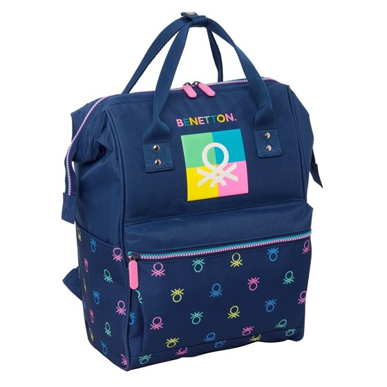Mochila Con Asas Para Portatil 13" Benetton "Cool"27 x 40 x 19 cm.