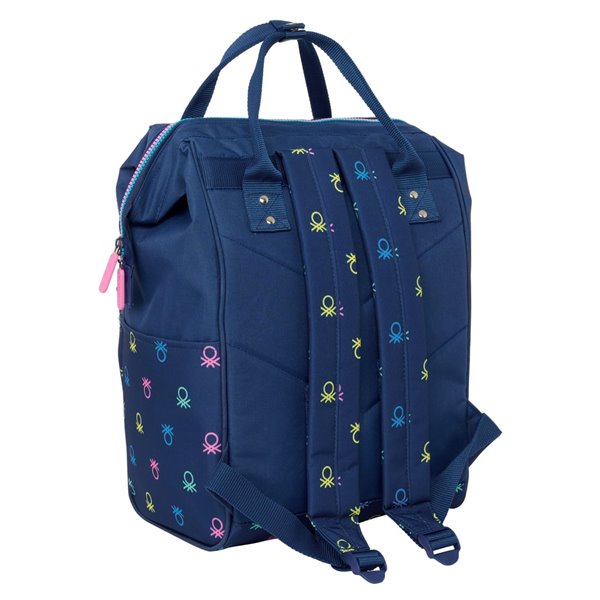 Mochila Con Asas Para Portatil 13" Benetton "Cool"27 x 40 x 19 cm.