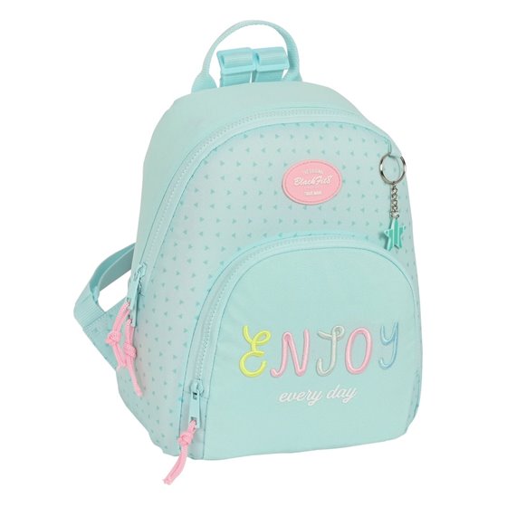 Mini Mochila Reciclado Blackfit8 "Enjoy"25 x 30 x 13 cm.