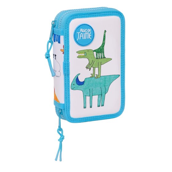 Plumier Doble Pequeño 28 Piezas Algo De Jaime12,5 x 19,5 x 4 cm.