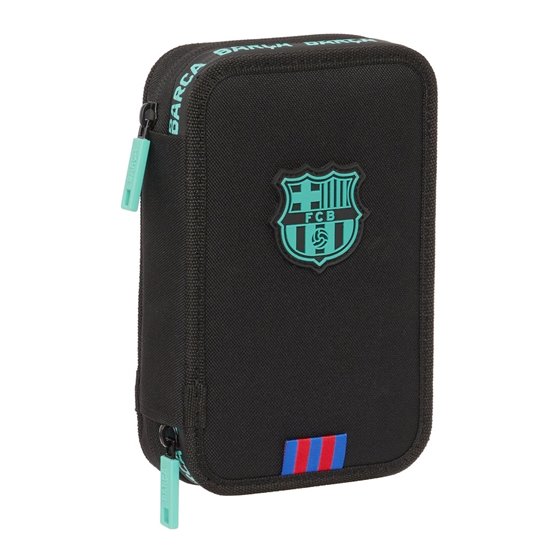 Plumier Doble Pequeño 28 Piezas F.C.Barcelona 3ª Equipacion12,5 x 19,5 x 4 cm.