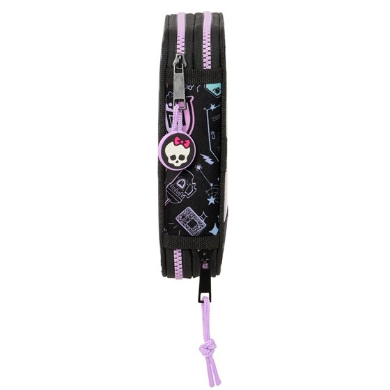 Plumier Doble Pequeño 28 Piezas Monster High12,5 x 19,5 x 4 cm.