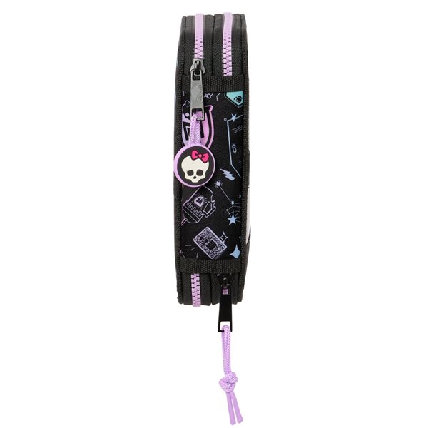 Plumier Doble Pequeño 28 Piezas Monster High12,5 x 19,5 x 4 cm.