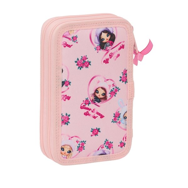 Plumier Doble Pequeño 28 Piezas Nanana "Fabulous"12,5 x 19,5 x 4 cm.