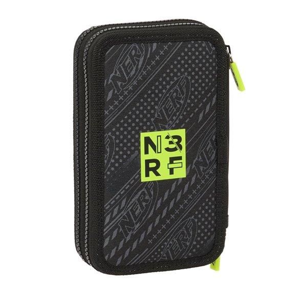 Plumier Doble Pequeño 28 Piezas Nerf "Get Ready"12,5 x 19,5 x 4 cm.