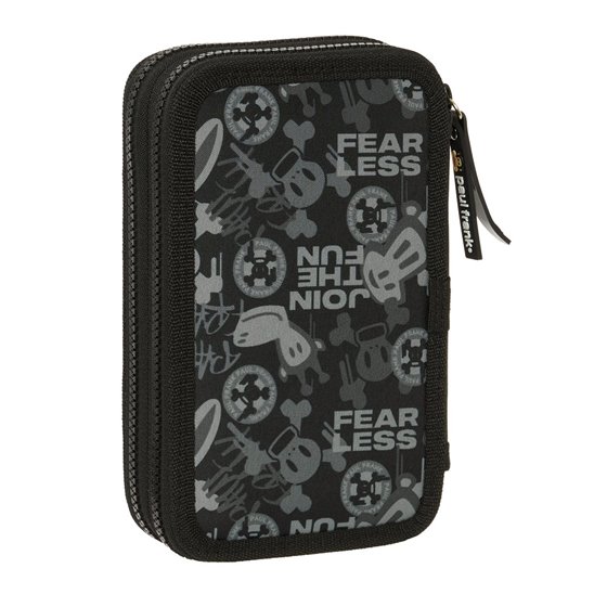 Plumier Doble Pequeño 28 Piezas Paul Frank "Join The Fun"12,5 x 19,5 x 4 cm.