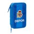 Plumier Doble Pequeño 28 Piezas Real Deportivo De La Coruña12,5 x 19,5 x 4 cm.