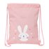 Saco Plano Junior Facil Limpieza Safta Preescolar "Bunny"26 x 34 cm.