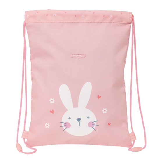 Saco Plano Junior Facil Limpieza Safta Preescolar "Bunny"26 x 34 cm.