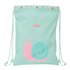 Saco Plano Junior Facil Limpieza Safta Preescolar "Caracol"26 x 34 cm.